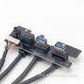 Dual USB-3.0 Port USB Power Switch/Kabel Papan Utama